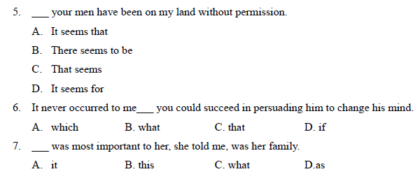 太奇2015年管理類(lèi)聯(lián)考輔導(dǎo) 英語(yǔ)(綜合一)A卷